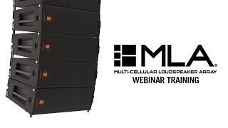 MLA - Multi-cellular Loudspeaker Array Webinar Training Profile