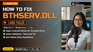 Fix bthserv.dll Bluetooth Error!