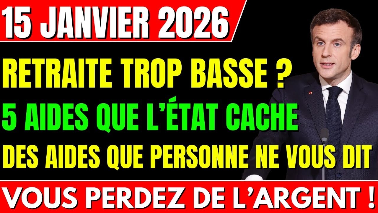 Retraite Trop Basse en France ? 5 Aides Cachées Pour Augmenter Votre Pension Dès Maintenant