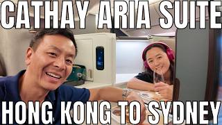 Cathay Pacific Business Class Aria Suite Experience Onboard 777-300ER
