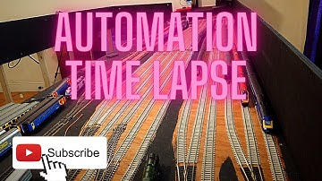 Weston Parkway - Fiddle yard time lapse under computer automation.