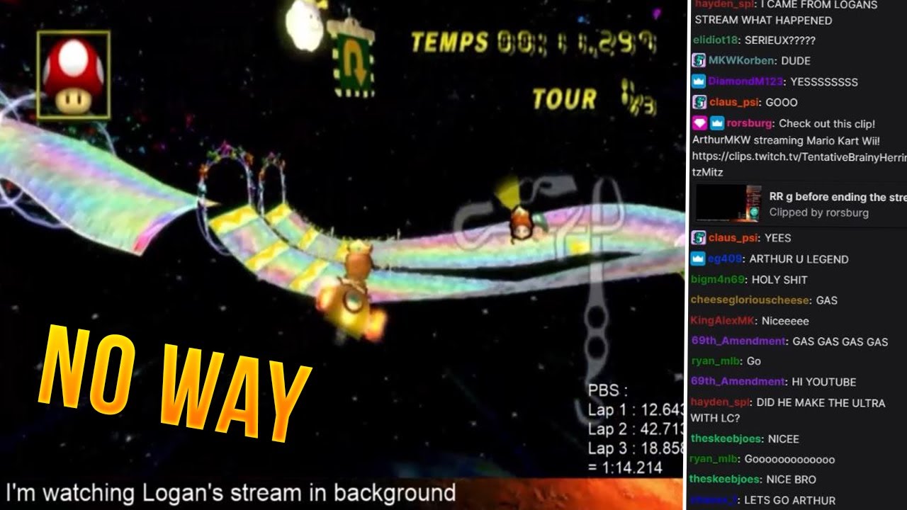 ArthurMKW Becomes The First Person to Land the Rainbow Road Ultra Shortcut