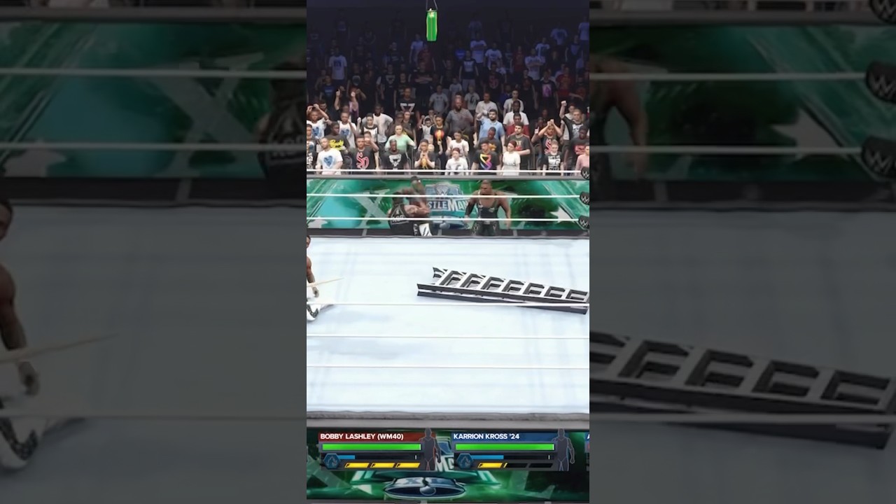 Recreating the time when Kross beat Tez up with a kendo stick