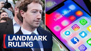 Social media platforms found liable for addiction in landmark ruling | 9 News Australia