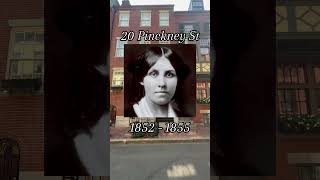 Louisa May Alcott’s Beacon Hill Homes 📕 #boston #history #books #booktube