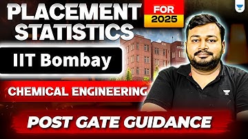 IIT BOMBAY Placement Statistics 2025  | M.Tech in Chemical Engineering | Ankur Bansal