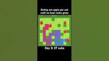 Sub to feed the snake an apple 🍎 #snakegamer67 #snake game #gaming