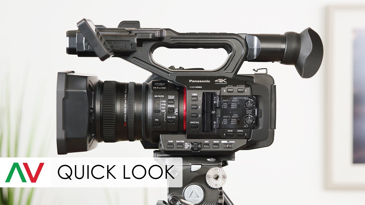 Korea regeling Lastig Panasonic HC-X2E Camcorder - Quick Look - YouTube