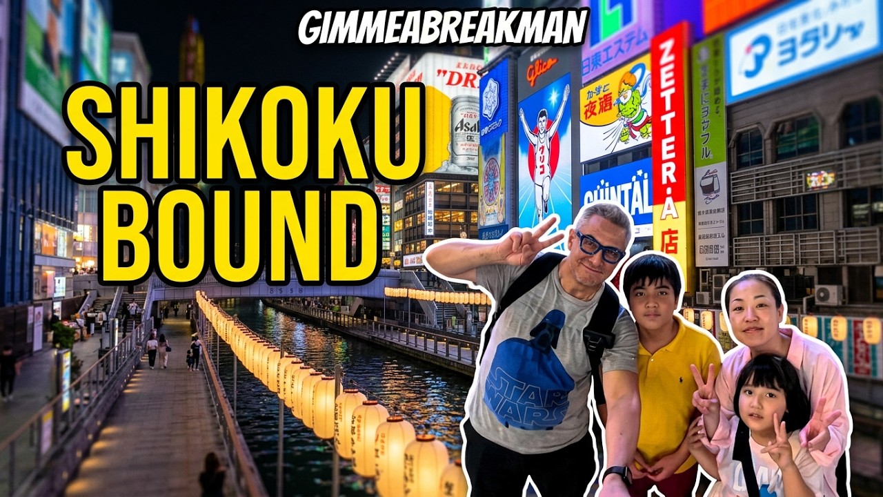Our Summer Family Trip to Shikoku via Osaka! - Day 1