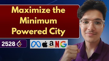 Maximize the Minimum Powered City | LeetCode 2528 | Complete Intuition Explained