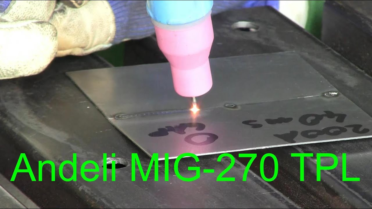Andeli MIG-270TPL introduction into cold welding
