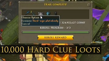 10,000 Hard Clue Loots - RuneScape Stream Highlight