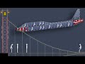 Crashing a Plane Full of Ragdolls Into a Bridge in People Playground Mod Update Gameplay