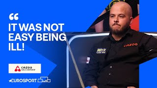 Luca Brecel reveals he was 'tired and ill' after David Gilbert's EPIC comeback win! 😣