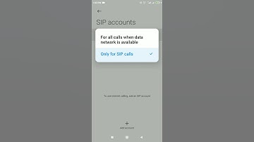 SIP Call settings in Redmi 7A MIUI 12.5 version designed by Xiaomi | Advanced call settings SIP