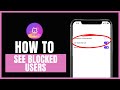 How to view a person you blocked on Hiya