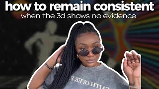 4 tips to staying consistent when manifesting
