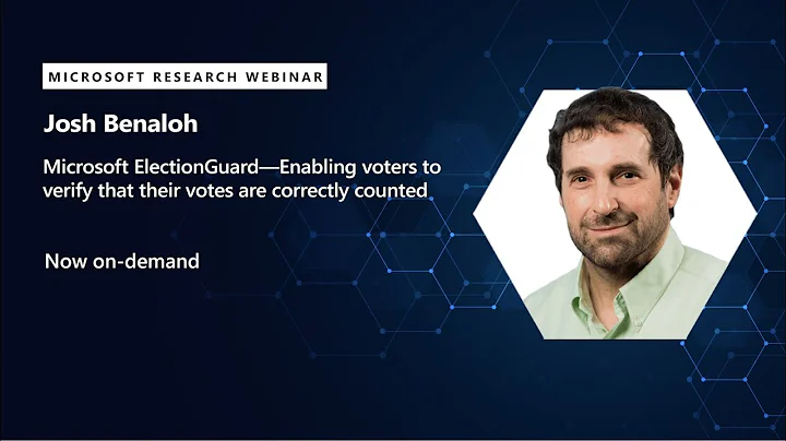 Microsoft ElectionGuard—enabling voters to verify that their votes are correctly counted