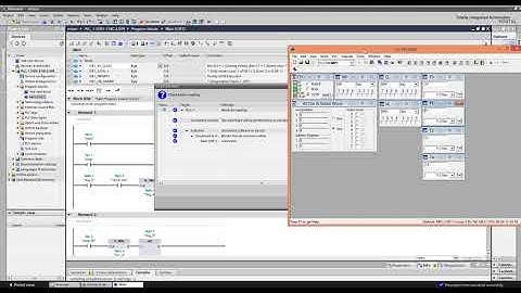 Industrial Mixer program & simulation in Tia Portal