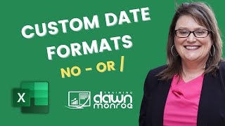 Custom Date Format Microsoft Excel   No Dashes or Slashes Profile