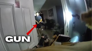 CQB Gone Wrong: Victim Assaults Officers Executing Warrant