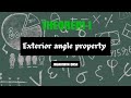 Exterior angle property || Class -8th || CBSE || RD SHARMA || Chapter-4