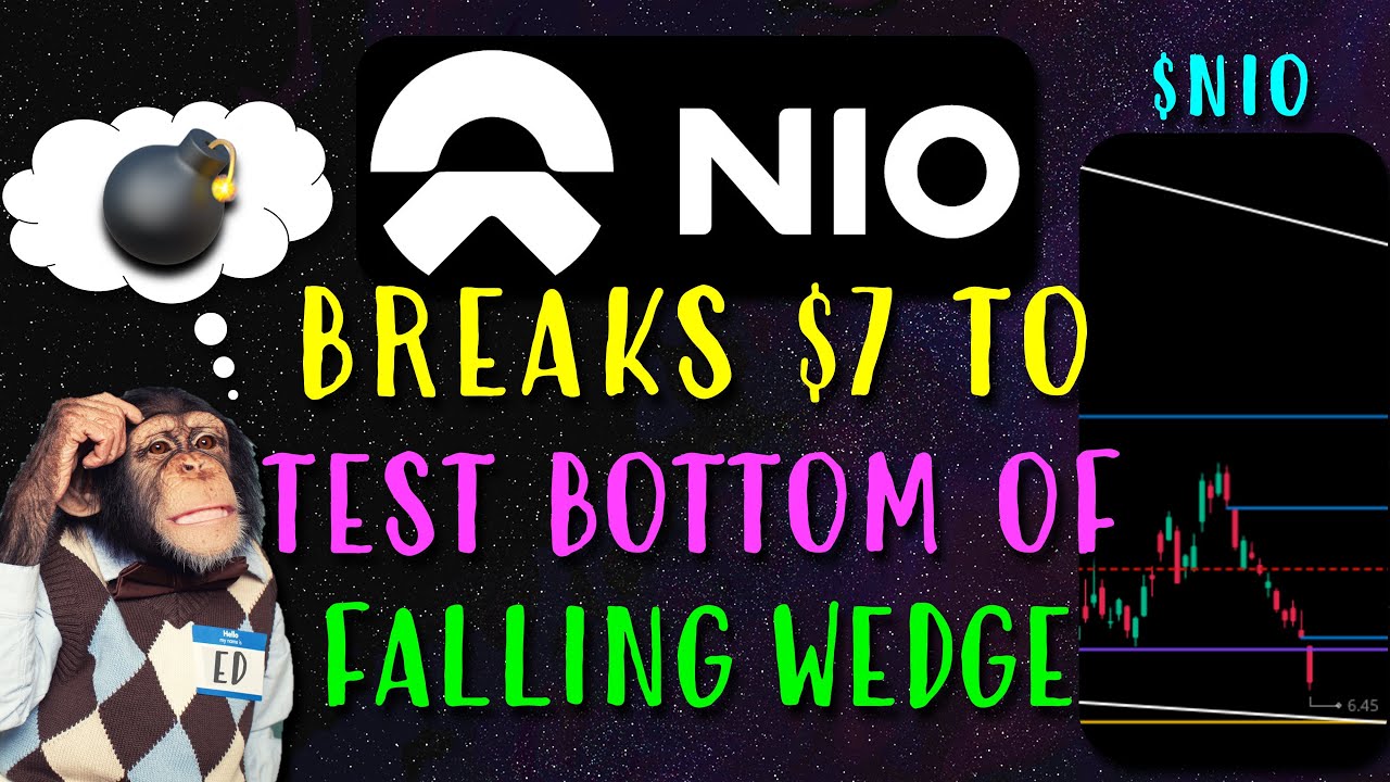 Nio Stock NIO Breaks 7 to Test Bottom of Falling Wedge YouTube