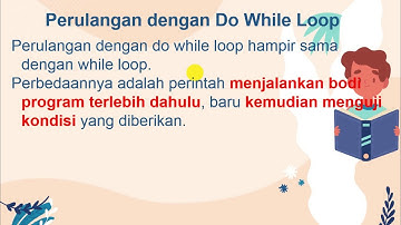 Pemrograman Dasar sub judul Struktur Control Perulangan