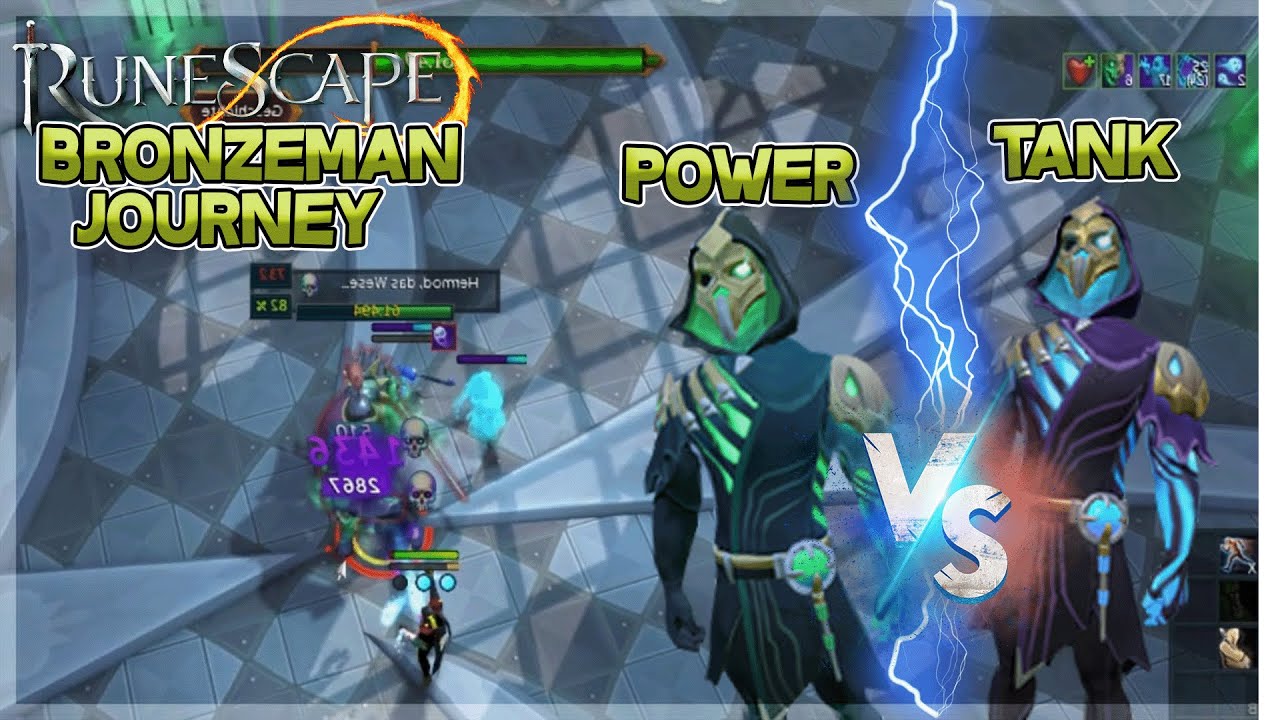 Tank vs Power Necormancy Armour - Runescape 3 BRONZEMAN Journey #03 [English] | MrEznorbRS
