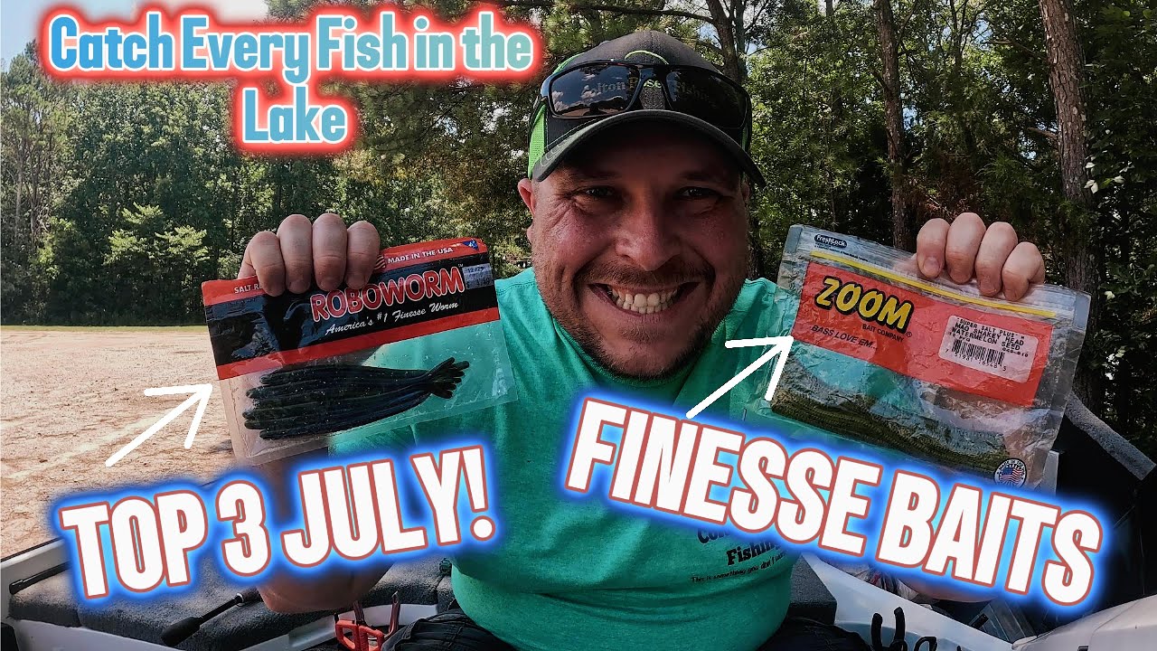 3 Finesse Baits to Keep Ready in July Bass Fishing