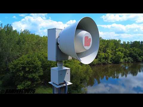 Federal Signal 2001-130 Tornado Siren Test, Alert, Sussex, WI 8/13/25