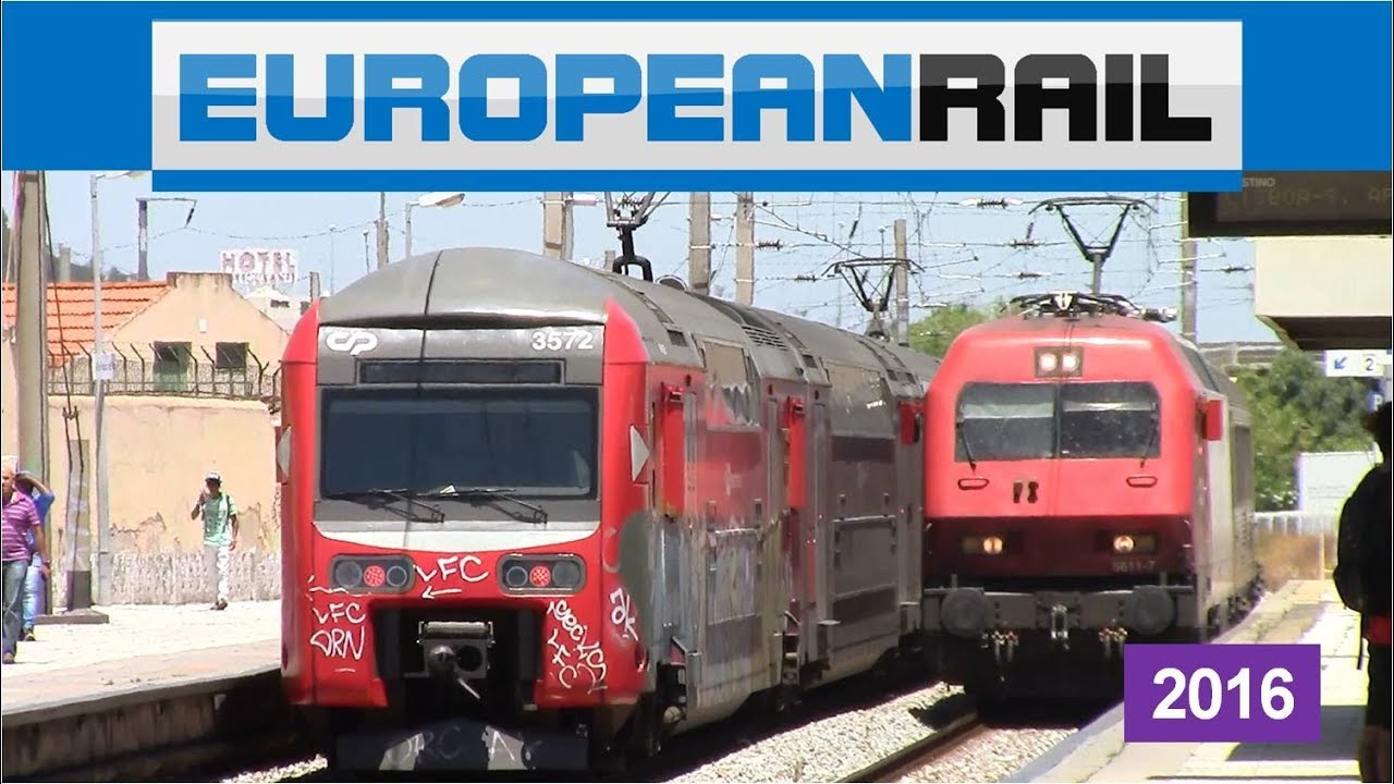 Comboios de Portugal Suburbano & Intercidades Trains at Vila Franca de Xira Station