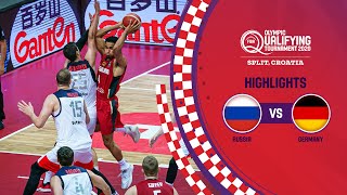 Russia - Germany | Full Highlights - FIBA Olympic Qualifying Tournament 2020
