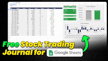 Free Stock Trading Journal for Google Sheets