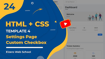 [Arabic] HTML & CSS Template Four 2022 #24 - Settings Page - Custom Checkbox