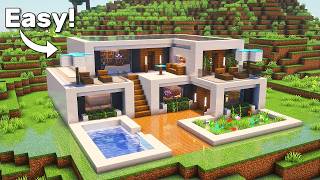 Minecraft: How to Build a Ultimate Modern House | Tutorial🏠