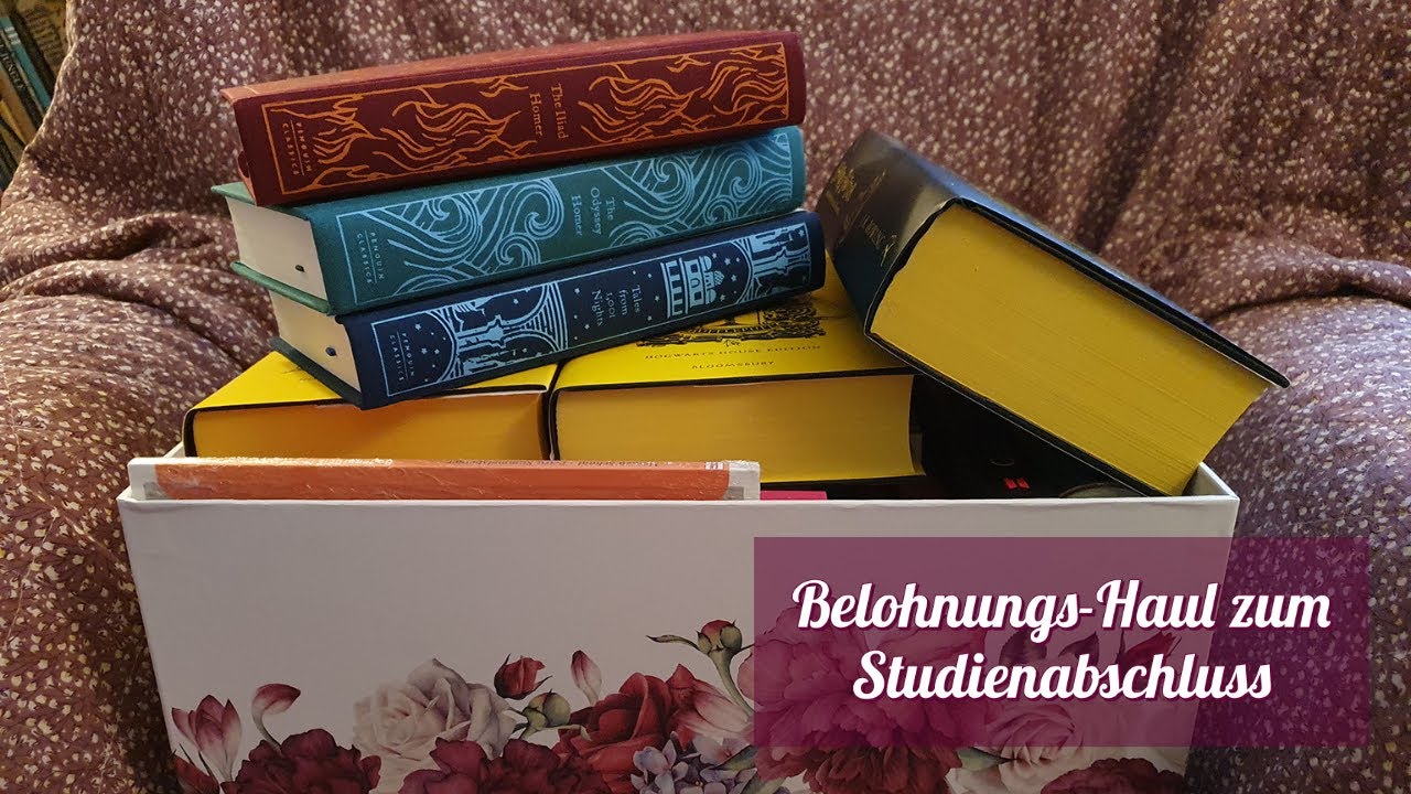 Belohnungs-Haul zum Studienende | Ich belohne mich mit ganz vielen Büchern | Unpacking