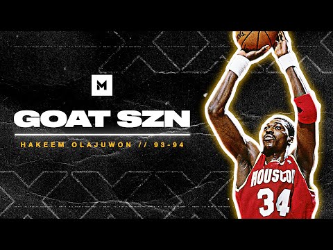 Hakeem Olajuwon Was UNSTOPPABLE In 1993-94 - THE DREAM! | GOAT SZN