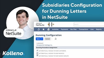 NetSuite Tutorial  |  Subsidiaries Configuration for Dunning Letters