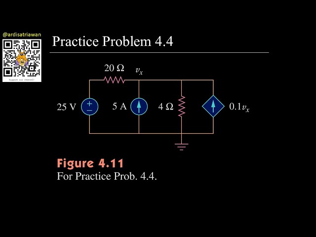 Practice Problem 4.4 Fundamental of Electric Circuits