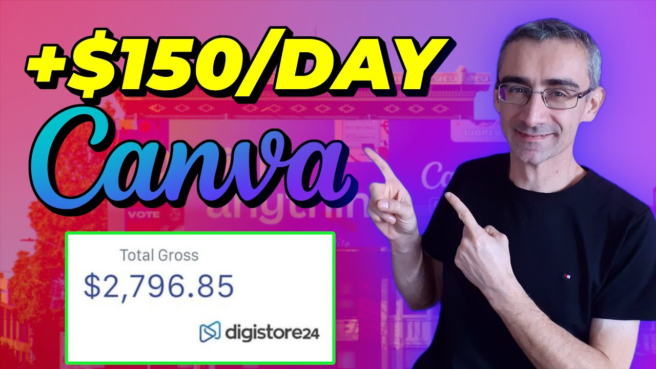 Earn $150/Day with Canva Affiliate Marketing for Beginners and Free Traffic