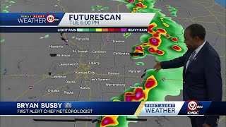 Alert Day Live Updates: Risk of severe thunderstorms ending for the Kansas City metro area