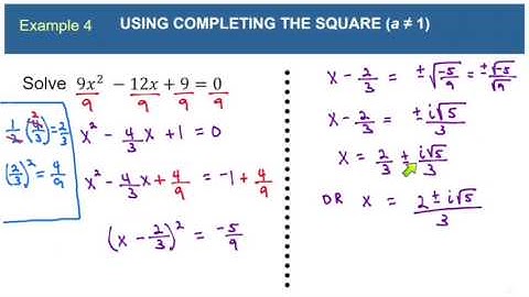College Algebra 1.4 Quadratic Equations, Part 2
