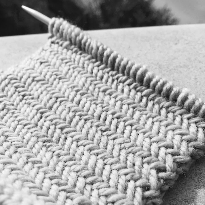 knitting patterns Herringbone stitch pattern Le point de chevron ?????? ???? ...