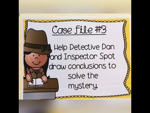 3rd grade drawing conclusions detective youtube