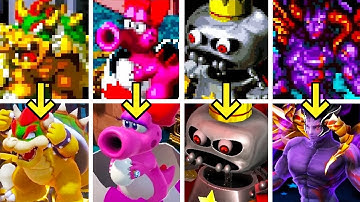 Super Mario RPG - All Bosses Comparison (Remake vs Original)