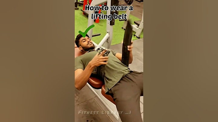 How to Wear Lifting belt 👍 #shorts