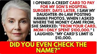 I Opened A Credit Card For My Son’s Hospital Bills — Then A Photo Of My Daughter in Law Shocked Me