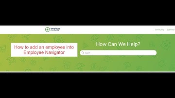How to Add an Employee in Employee Navigator