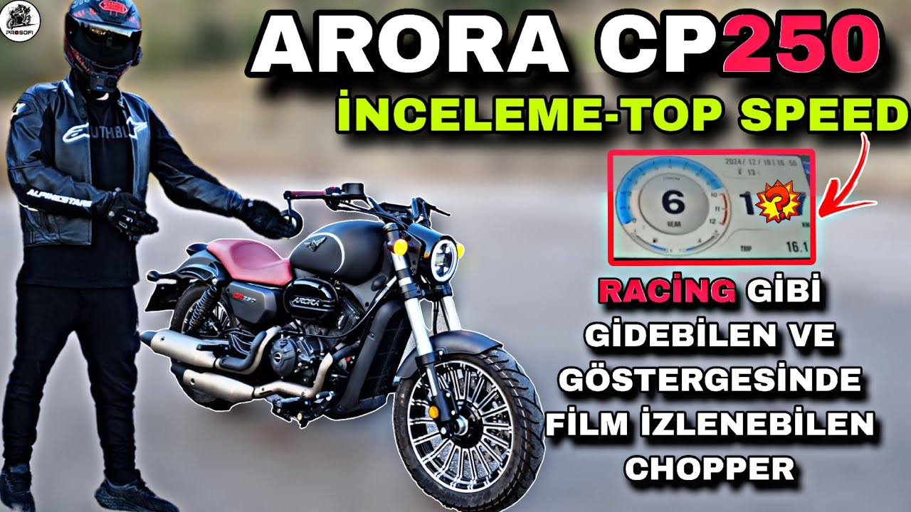 250cc RACİNG İLE KAPIŞIR !.. ARORA CP250 İNCELEME VE TOP SPEED & HEM RETRO HEM TEKNOLOJİK ARAYANLARA